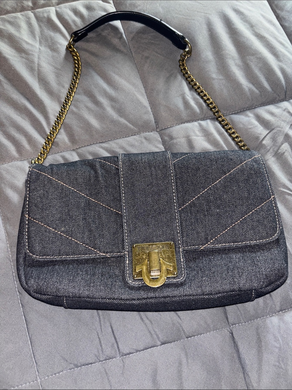 True Religion Denim Shoulder Bag